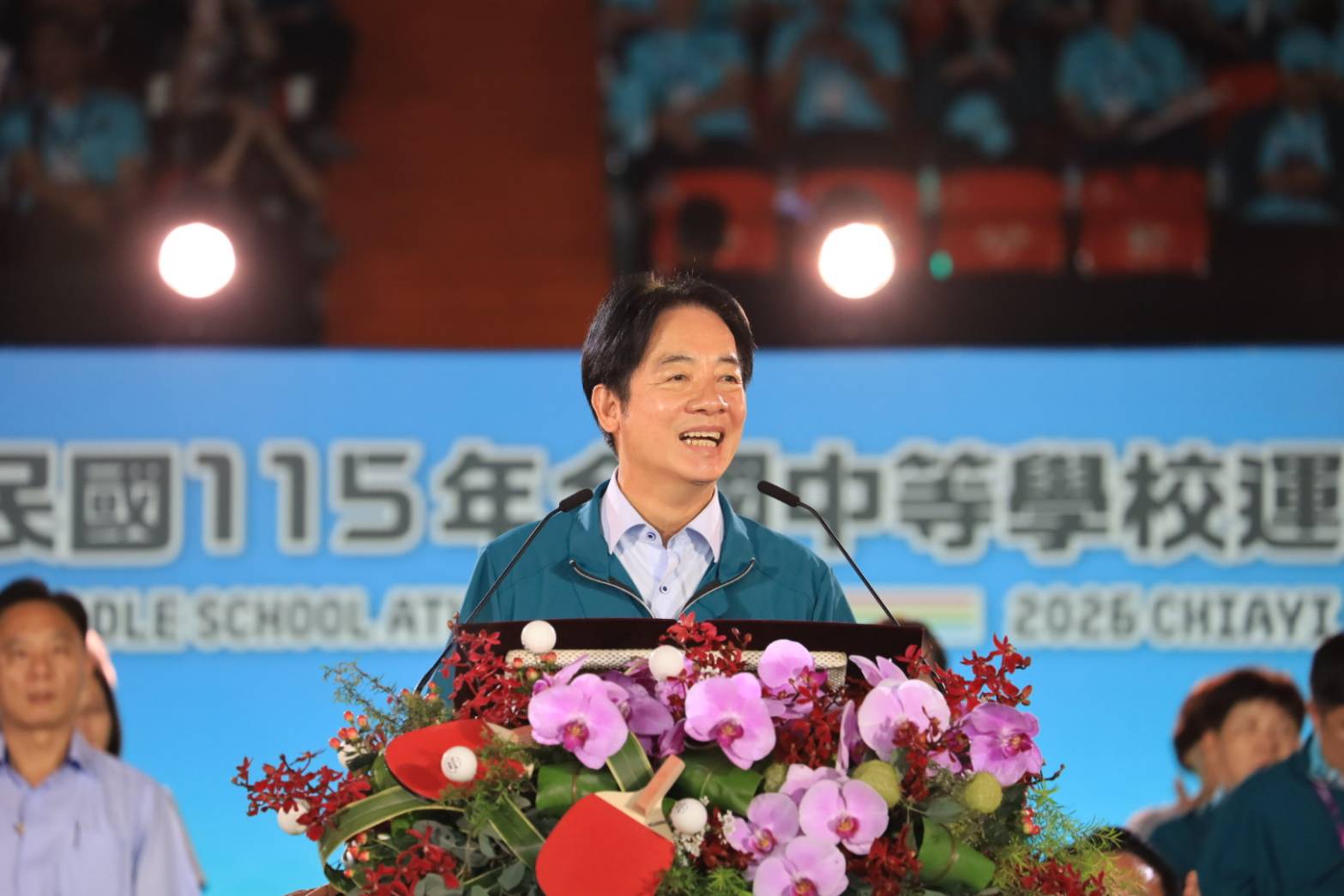 President Lai Ching-Te attended the opening ceremony of the 2026 National Middle School Athletic Games..jpg